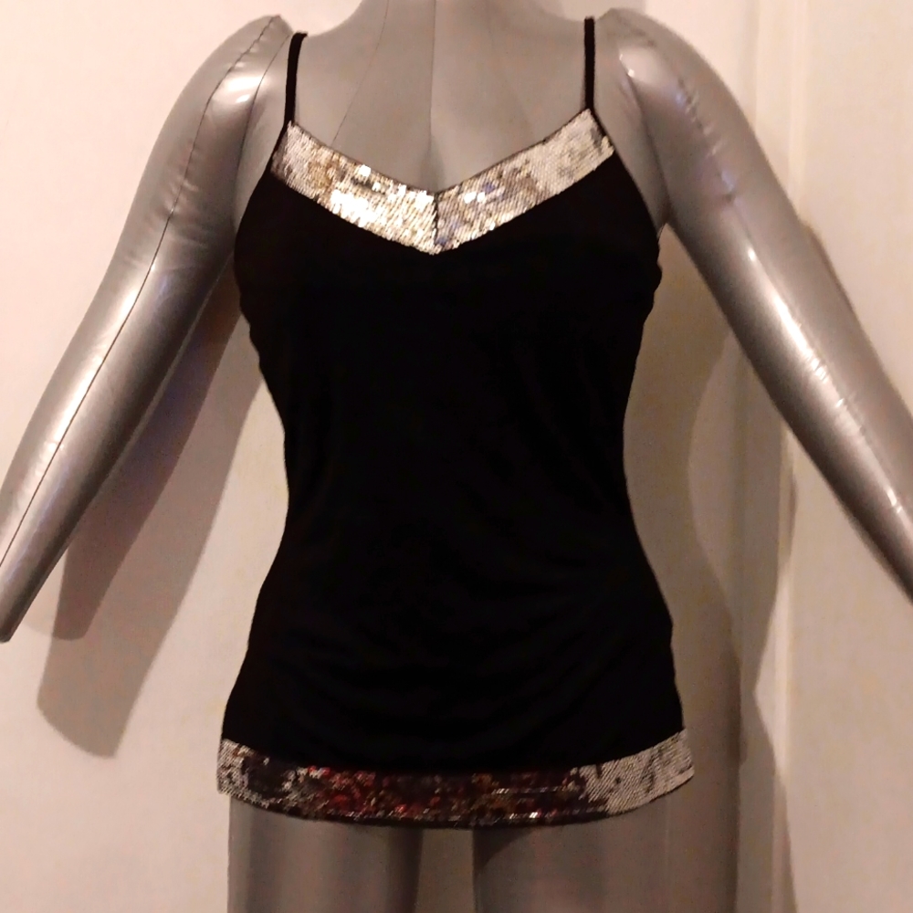 Retro sequin top
